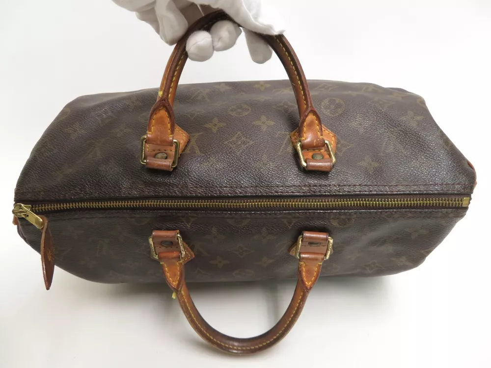 LOUIS VUITTON SPEEDY 35 BAG MONOGRAM CANVAS