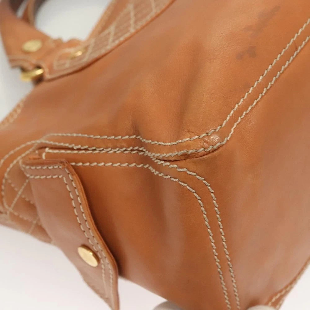 Celine Boogie Bag - Brown Leather