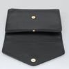 SAINT LAURENT CLUTCH BLACK LEATHER