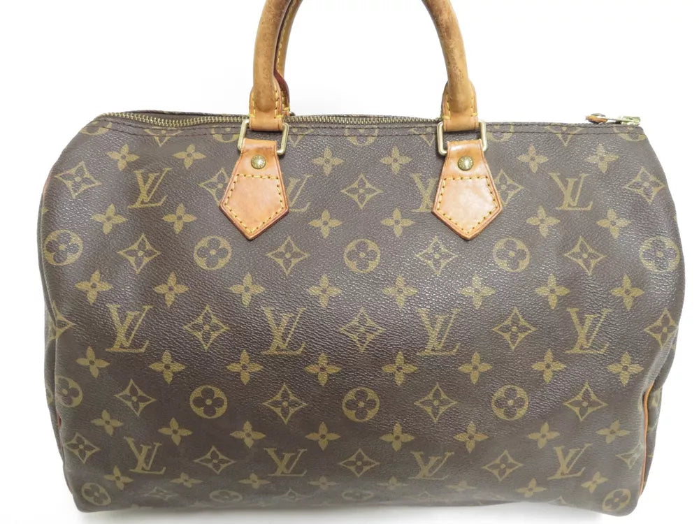 LOUIS VUITTON SPEEDY 35 BAG MONOGRAM CANVAS