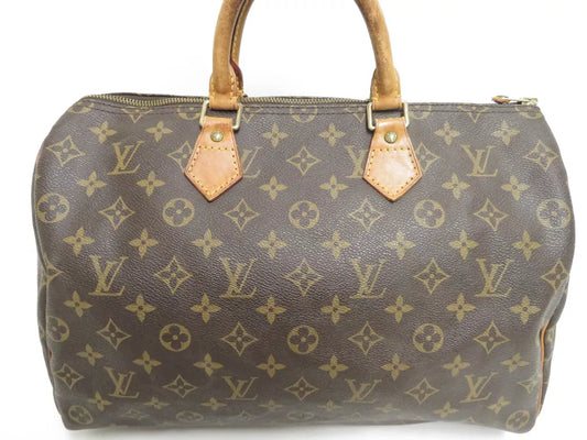 LOUIS VUITTON SPEEDY 35 BAG MONOGRAM CANVAS - Brands Select