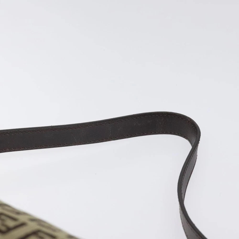 FENDI MAMMA BAGUETTE ZUCCHINO CANVAS BEIGE