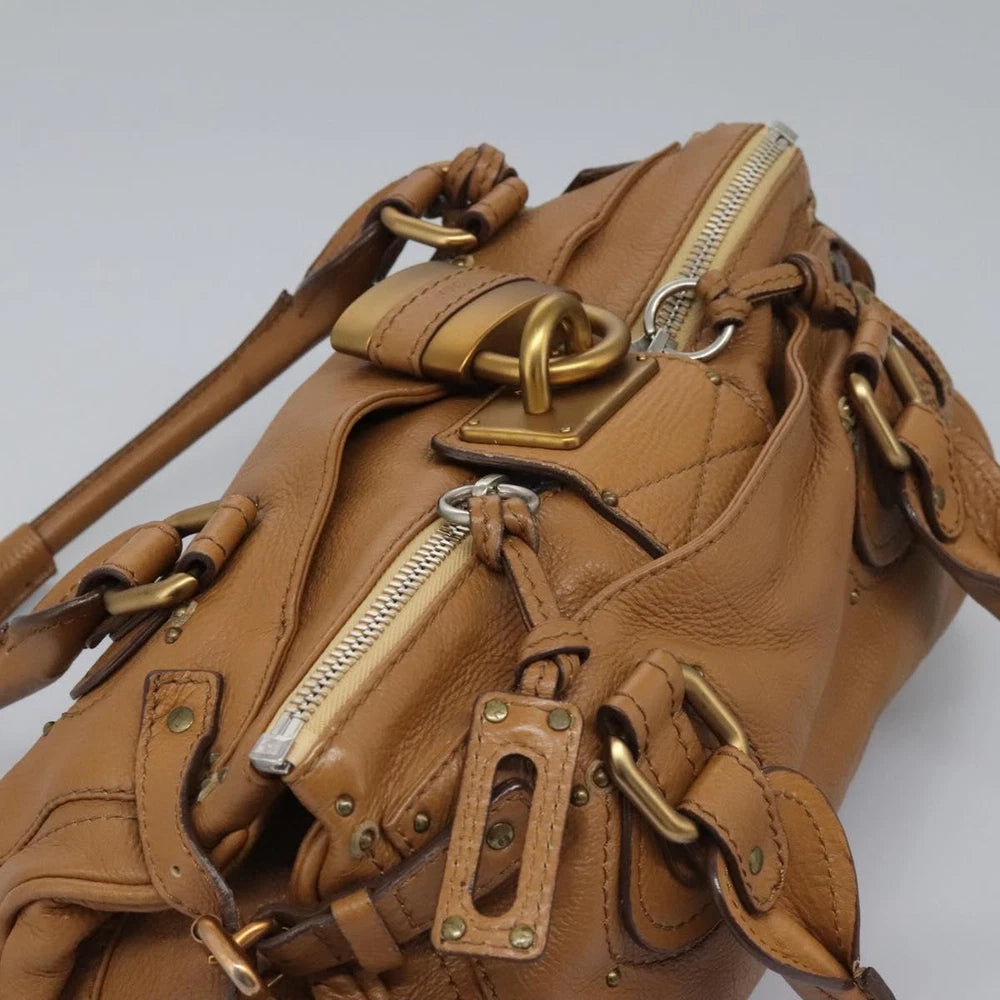 CHLOE PADDINGTON BAG BROWN LEATHER