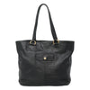 PRADA TOTE BAG BLACK LEATHER