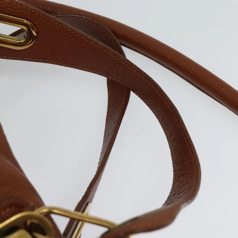 CHLOE PARATY BAG BROWN LEATHER