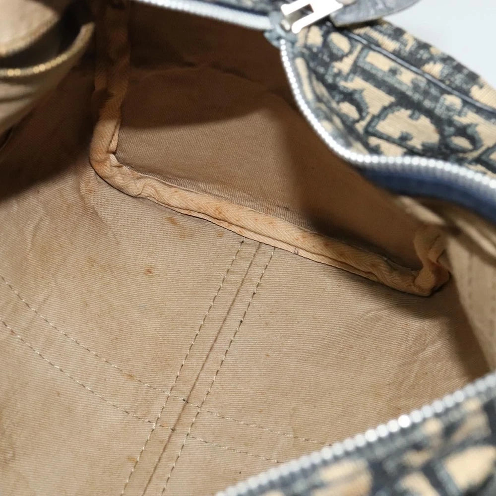 Vintage Dior Boston Bag 30 - Navy Trotter Canvas