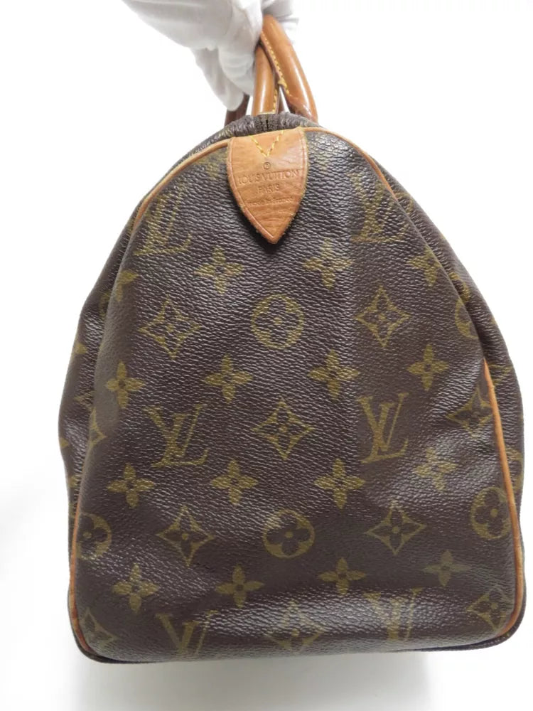 LOUIS VUITTON SPEEDY 30 BAG MONOGRAM CANVAS