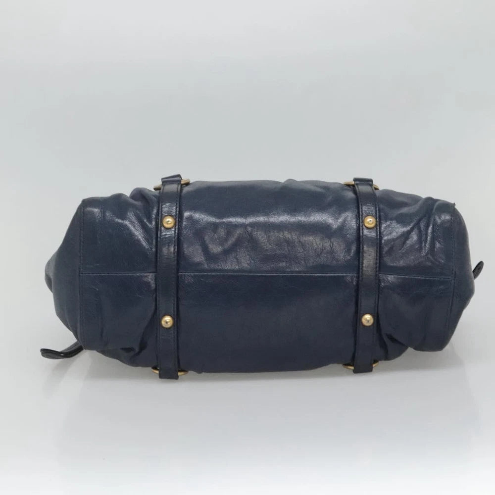 Vintage Miu Miu Bag - Navy Leather