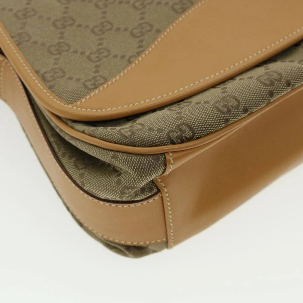 VINTAGE GUCCI CAMERA BAG GG CANVAS