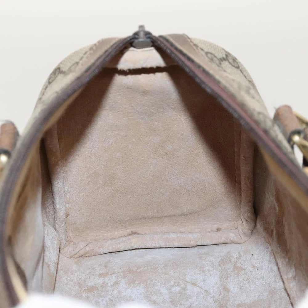 GUCCI BOSTON BAG GG SUPREME WEB SHERRY LINE