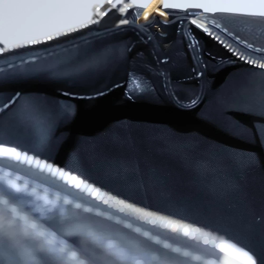 CHLOE PADDINGTON BAG BLACK LEATHER