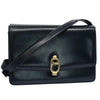 CELINE SHOULDER BAG NAVY LEATHER