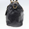 VINTAGE PRADA BAG BLACK LEATHER