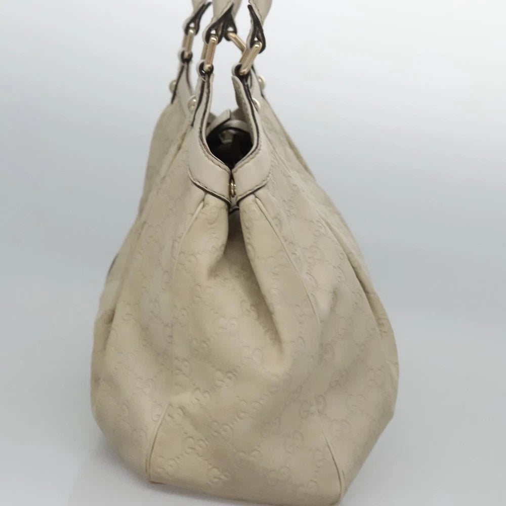 Gucci Sukey Bag - White Guccissima Leather