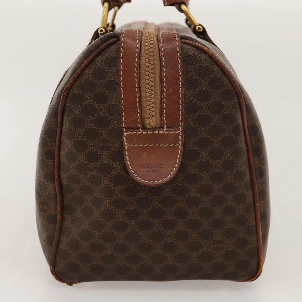 CELINE BOSTON BAG MACADAM CANVAS