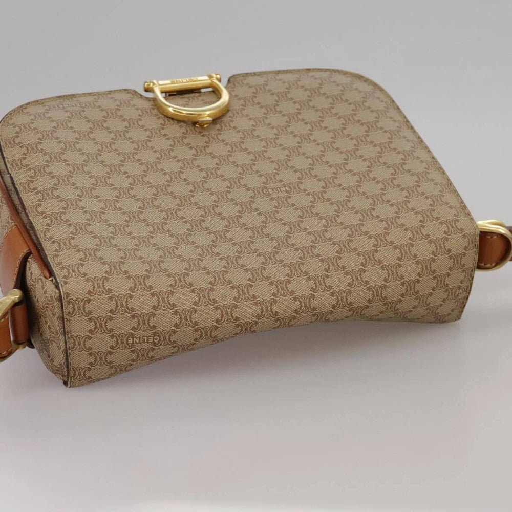CELINE SHOULDER BAG MACADAM CANVAS