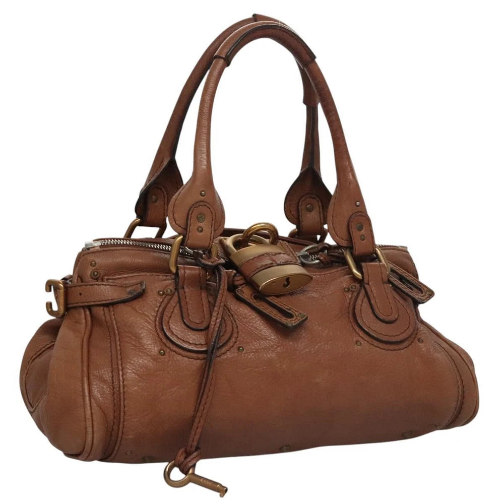 CHLOE PADDINGTON BAG BROWN LEATHER