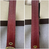 Vintage Coach Veske- Burgunder Leather　