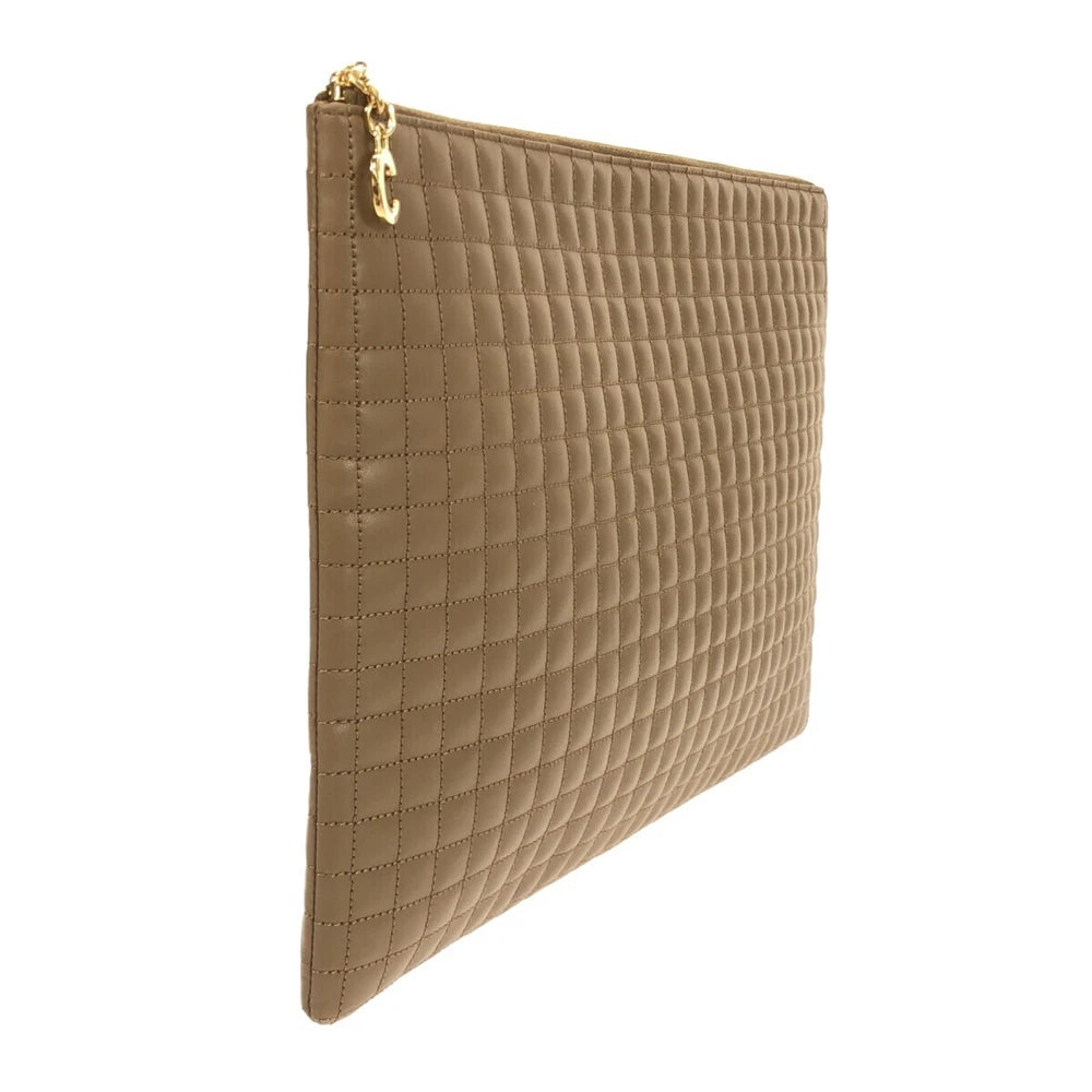 CELINE C CHARM CLUTCH