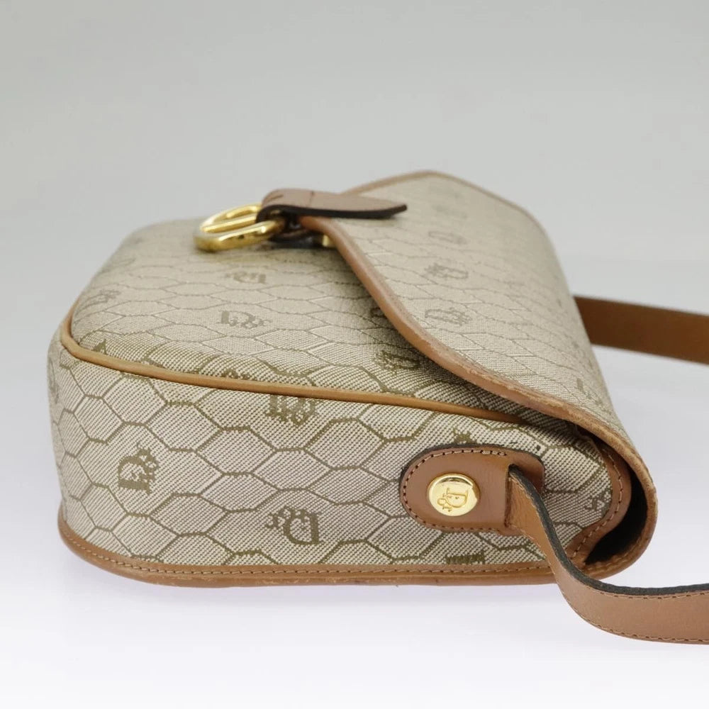 Vintage Dior Shoulder Bag - Honeycomb Canvas