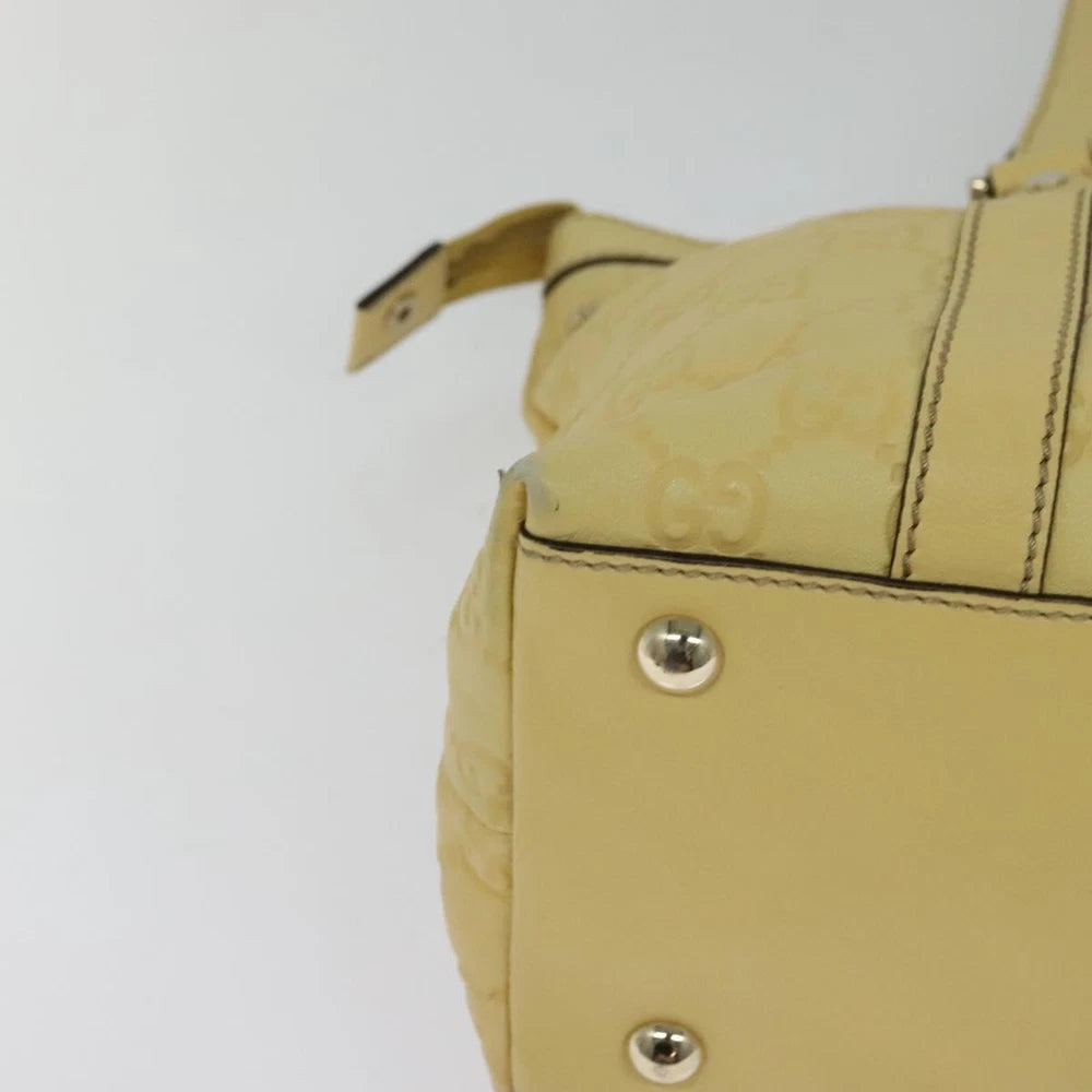 Gucci Guccissima Tote Bag - Yellow Leather