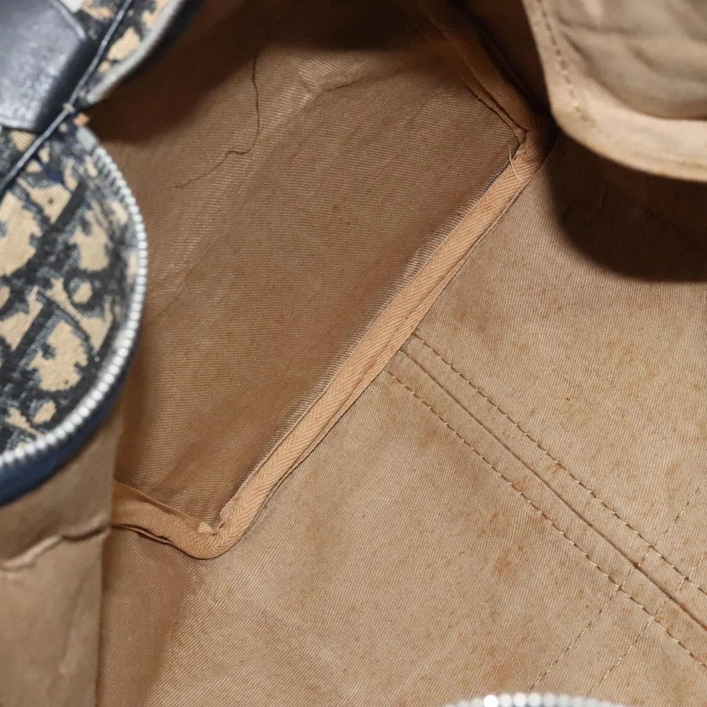 Vintage Dior Boston Bag 40 - Navy Trotter Canvas