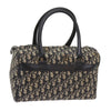 Dior Boston Bag Vintage - Navy Trotter Canvas
