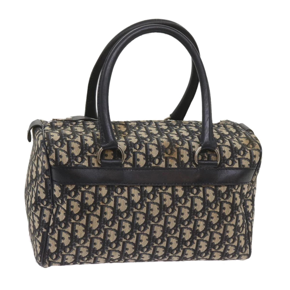 Dior Boston Bag Vintage - Navy Trotter Canvas