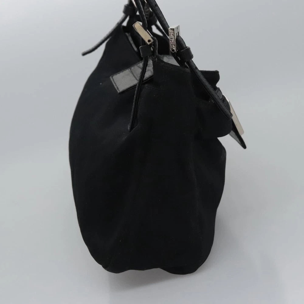FENDI SHOULDER BAG BLACK NYLON