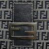 FENDI MAMMA BAGUETTE ZUCCHINO CANVAS NAVY