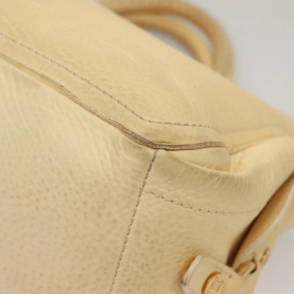 Celine Boogie Bag - Beige Leather
