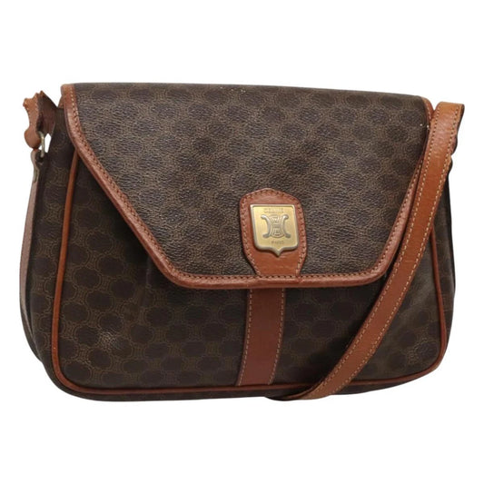 VINTAGE CELINE CROSSBODY BAG MACADAM CANVAS