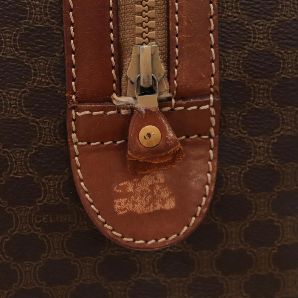 CELINE BOSTON BAG MACADAM CANVAS