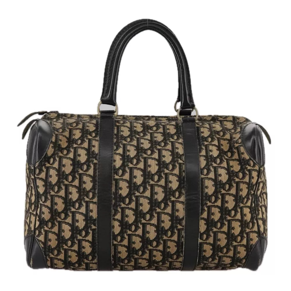 CHRISTIAN DIOR TROTTER CANVAS BOSTON BAG 30