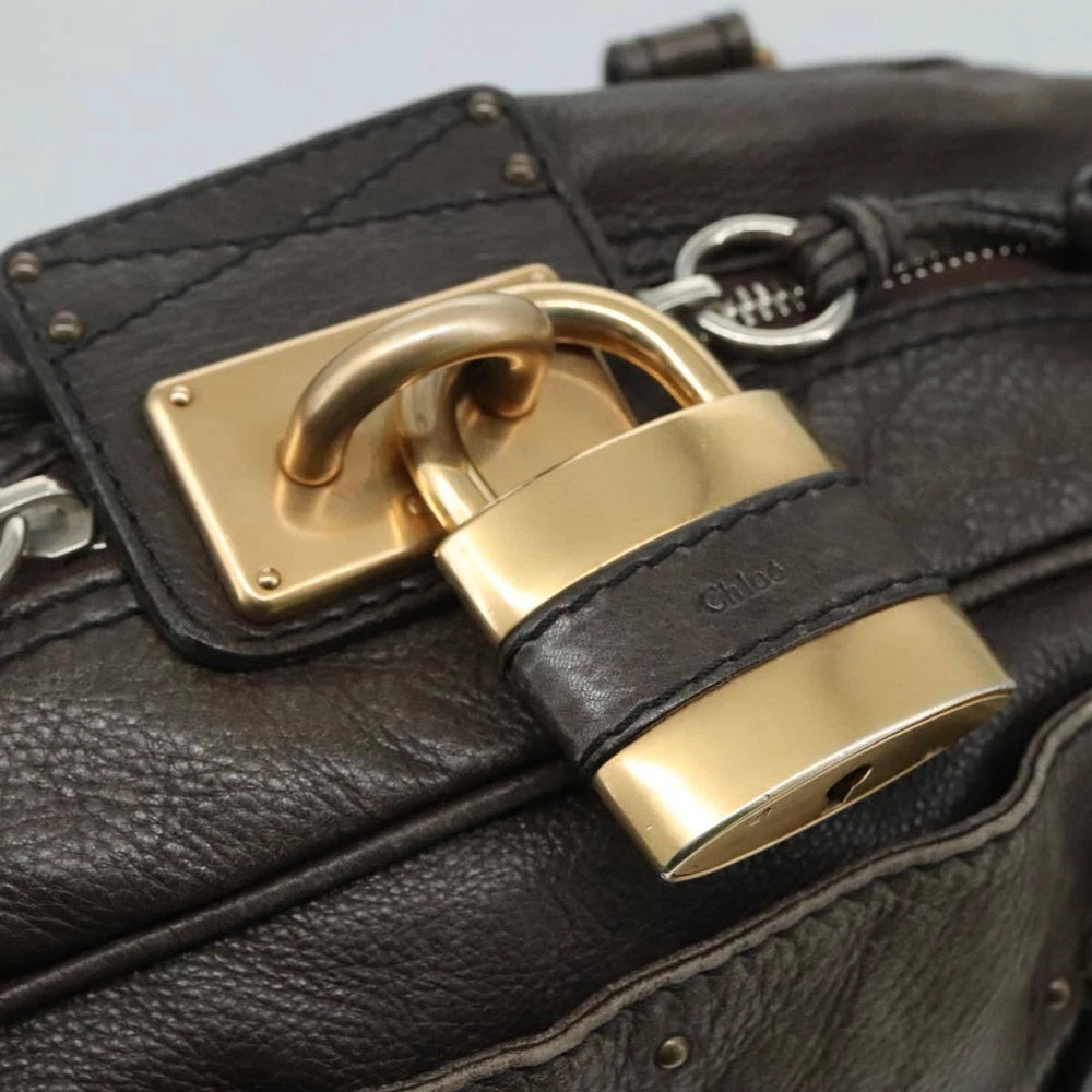 CHLOE PADDINGTON BROWN LEATHER