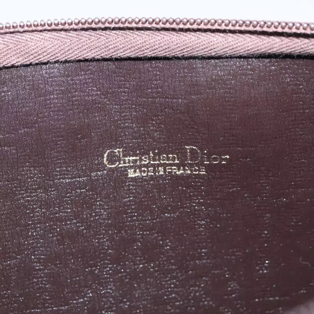 CHRISTIAN DIOR CLUTCH TROTTER CANVAS