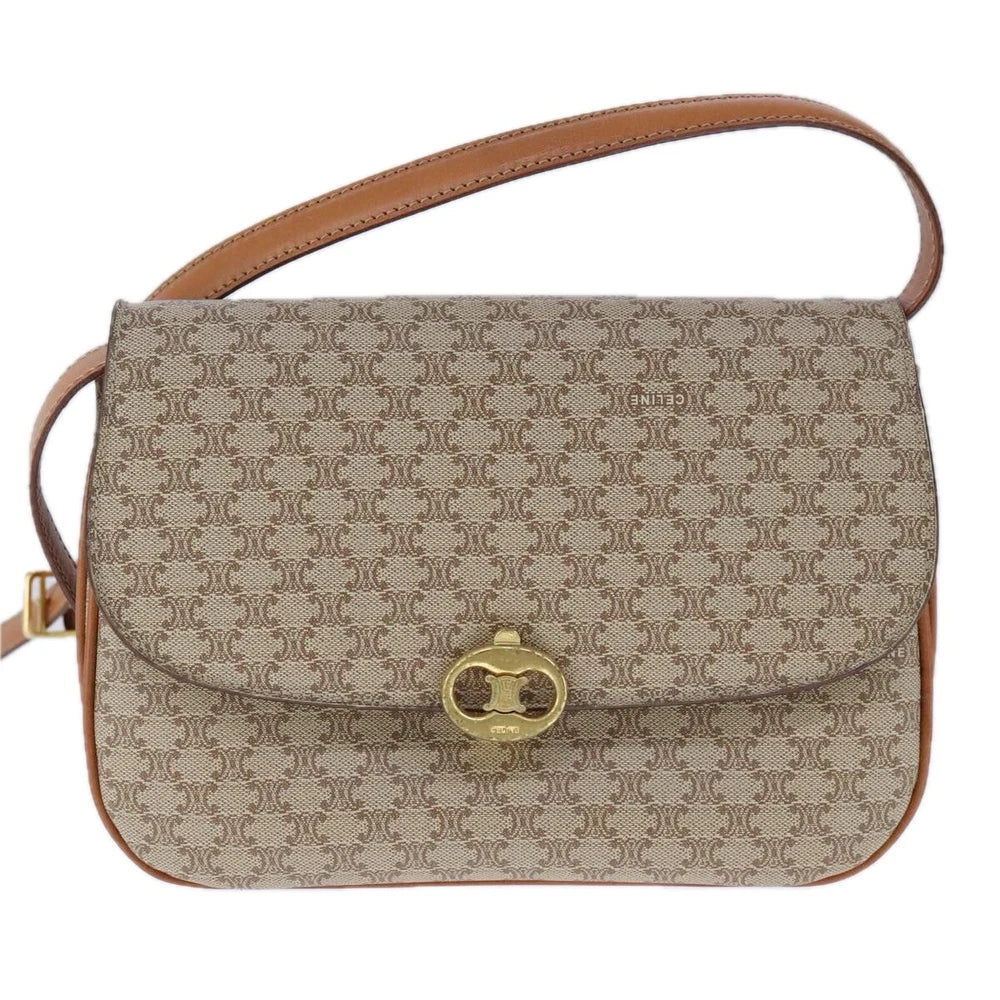 CELINE CROSSBODY BAG MACADAM CANVAS
