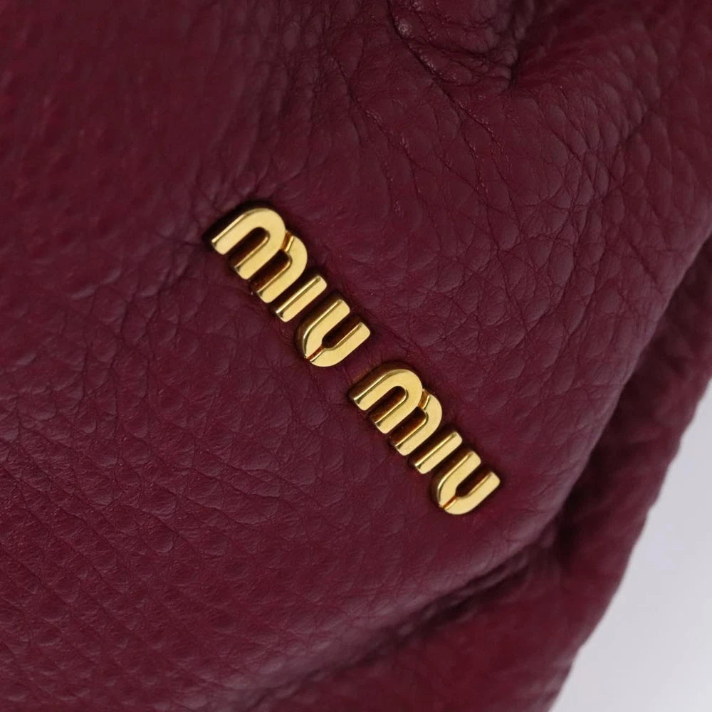 MIU MIU BAG PINK LEATHER