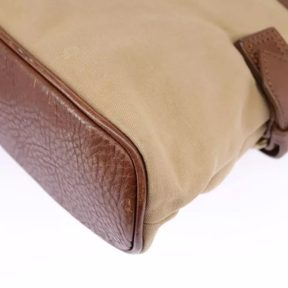 BURBERRY CANVAS SHOULDER BAG
