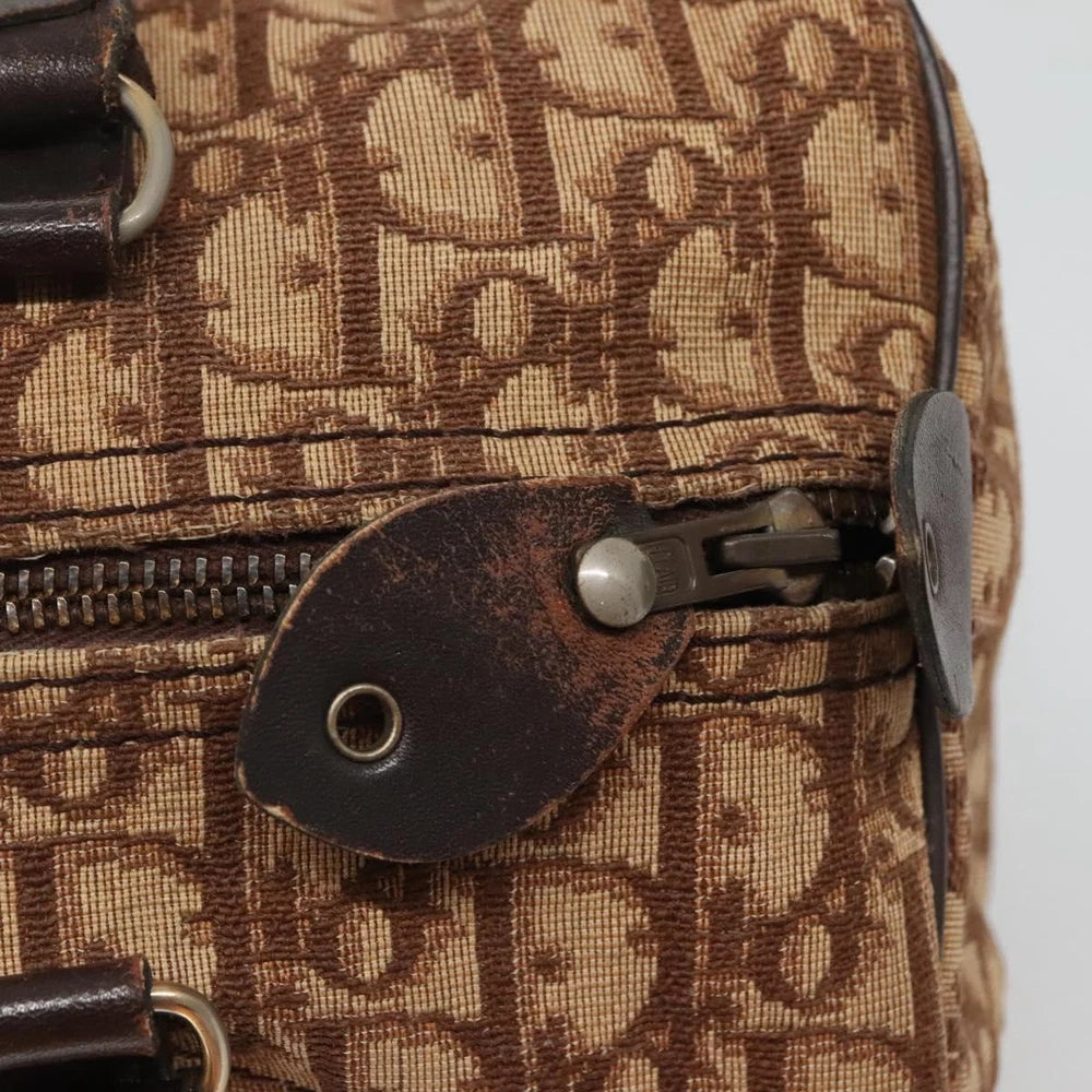 Dior Boston Bag 30 - Brown Trotter Canvas