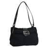 FENDI SHOULDER BAG BLACK NYLON