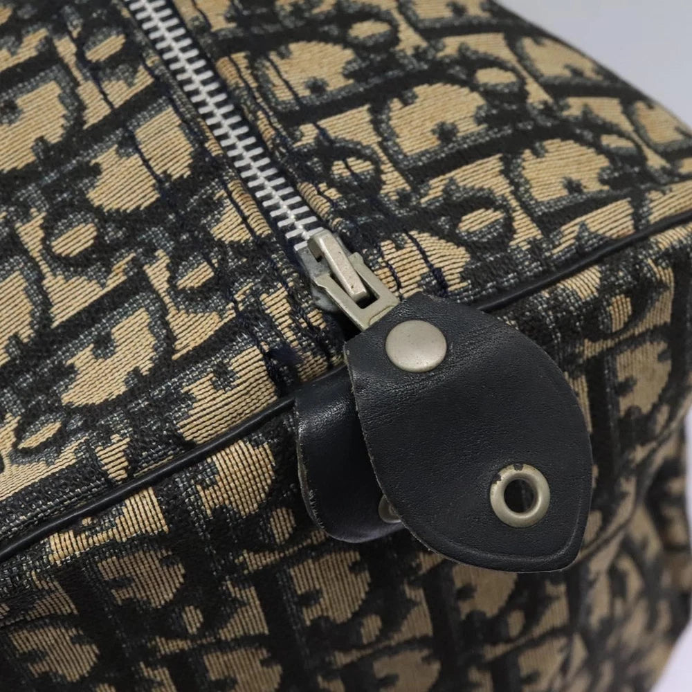 CHRISTIAN DIOR BOSTON BAG 30 TROTTER CANVAS