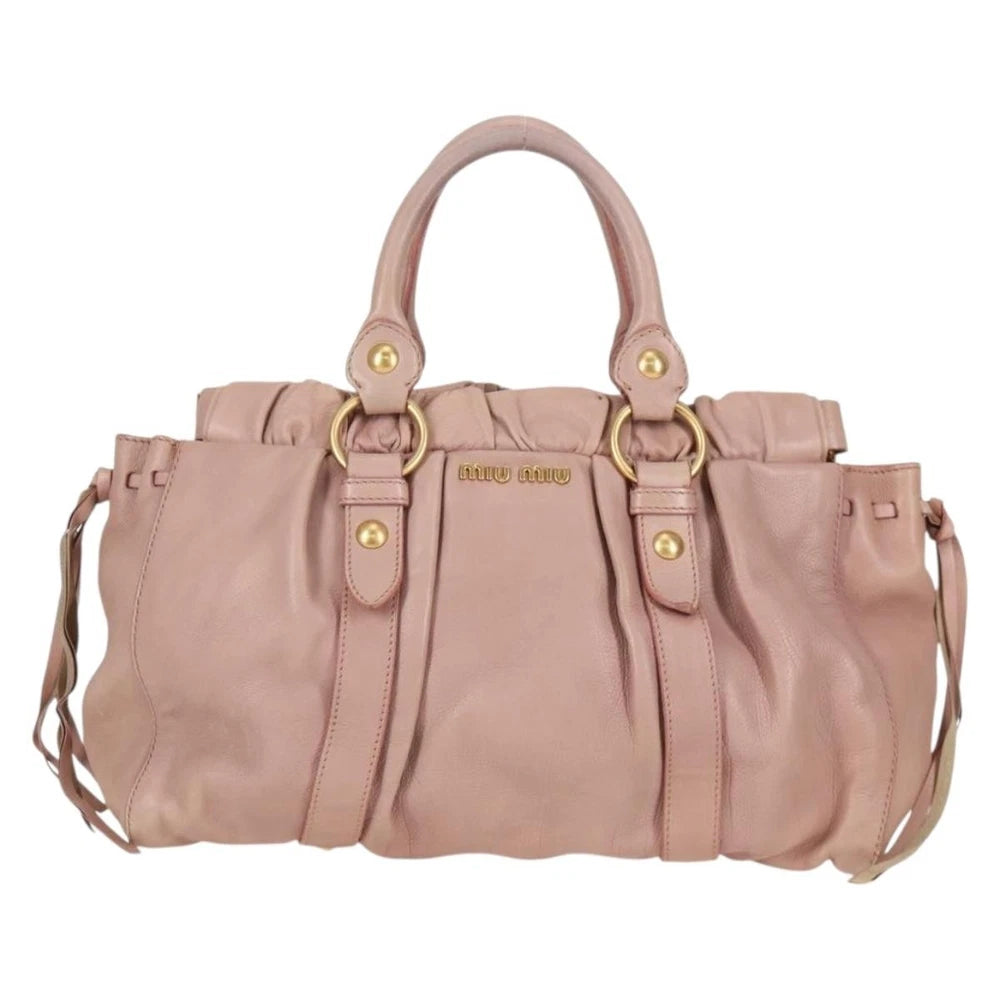 Rosa Miu Miu Veske - Skinn
