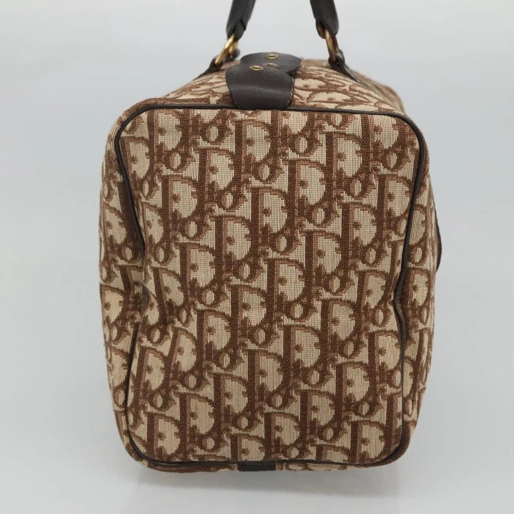 CHRISTIAN DIOR BOSTON BAG 30 TROTTER CANVAS