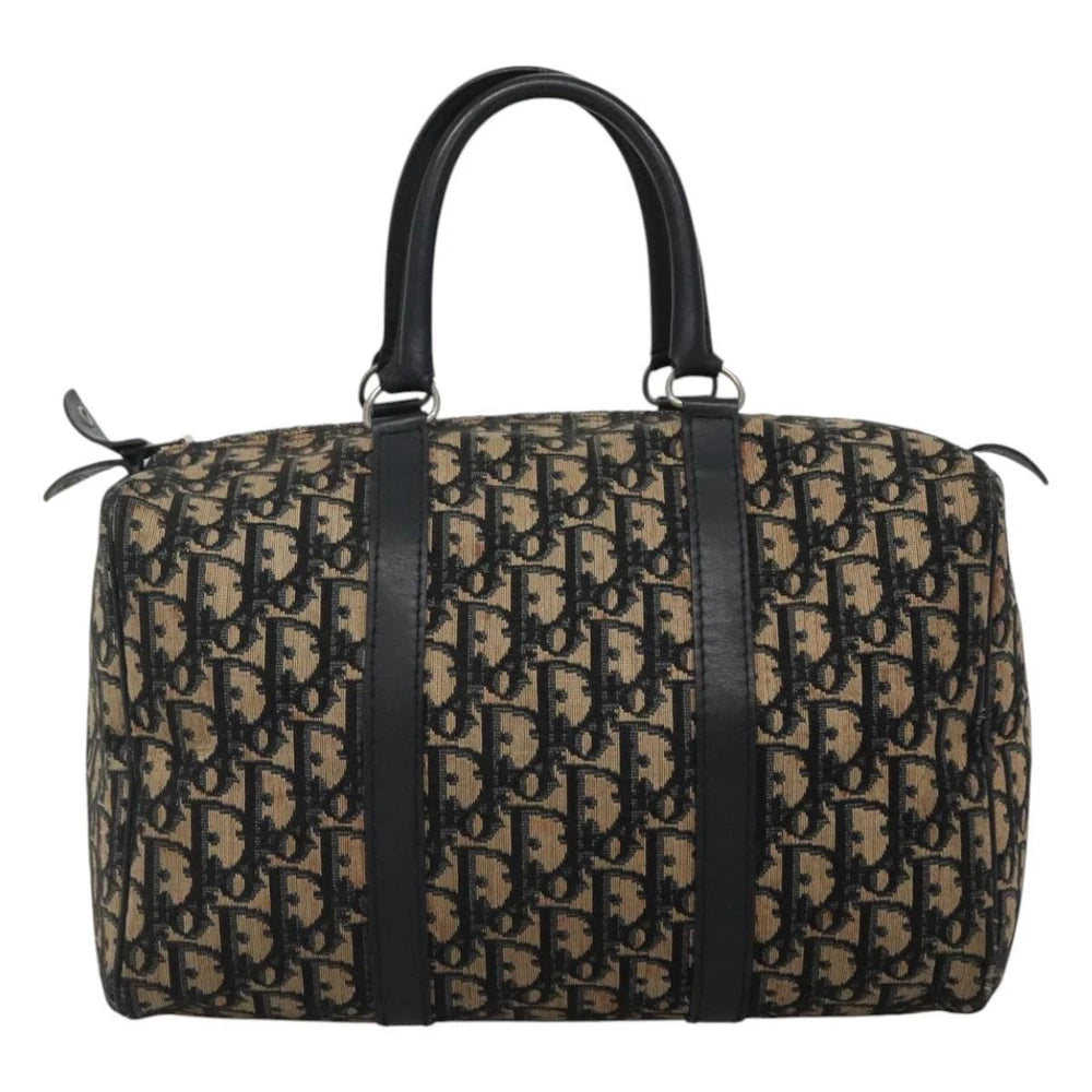 CHRISTIAN DIOR BOSTON BAG 30 TROTTER CANVAS