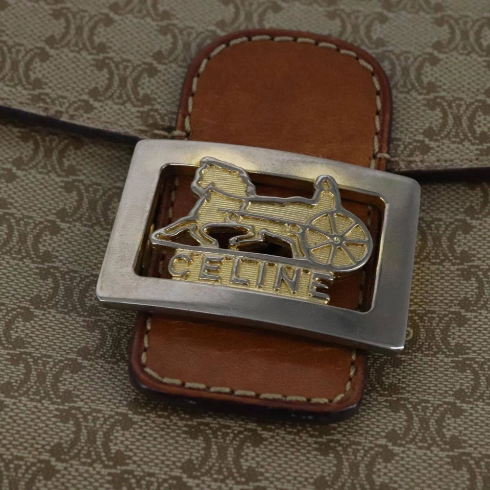 CELINE HORSE CARRIAGE BAG MACADAM CANAVS