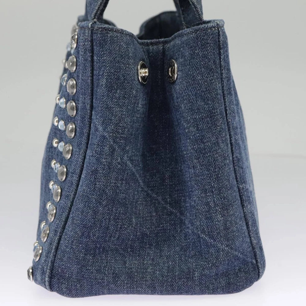 PRADA BIJOUX CANAPA BAG DENIM