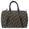 Dior Boston Bag 30 - Navy Trotter Canvas