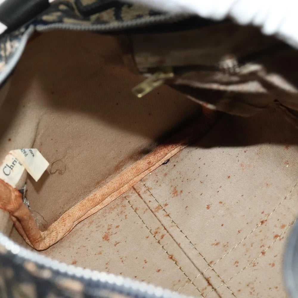 Dior Boston Bag 30 - Navy Trotter Canvas