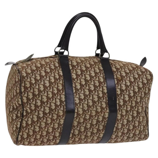 CHRISTIAN DIOR BOSTON BAG TROTTER CANVAS